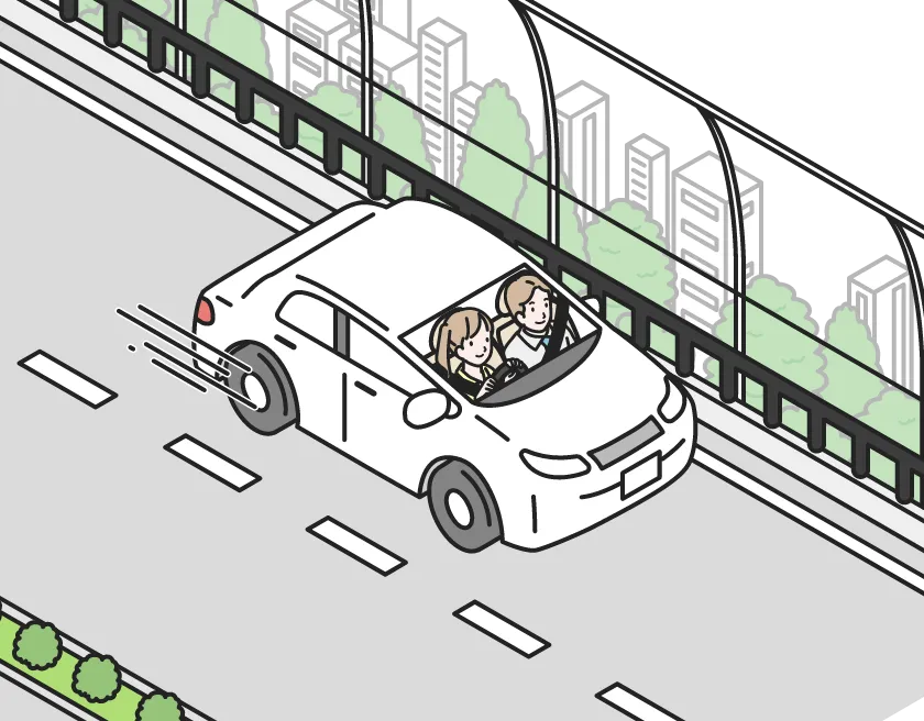 高速道路での講習